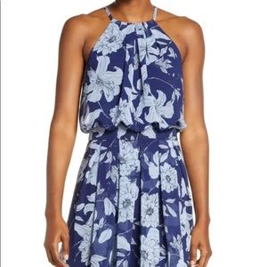Eliza J navy floral dress from Nordstrom - size 8